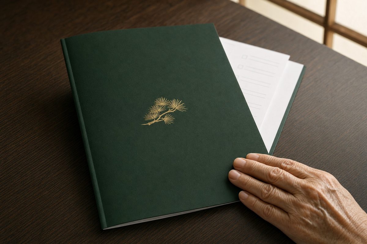 実家整理ガイド 冊子イメージ・ぶつえいどう監修